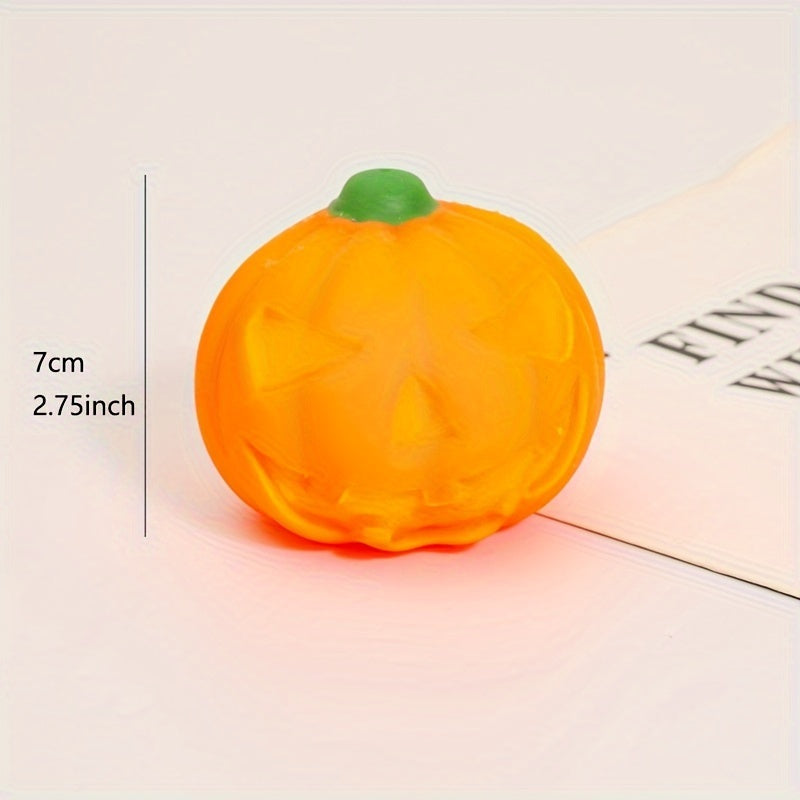 Halloween Pumpkin Squeeze Ball Funny Toy