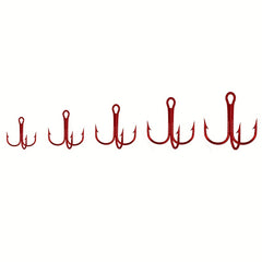 10 Sizes High Carbon Steel Fishing Hooks for Anglers