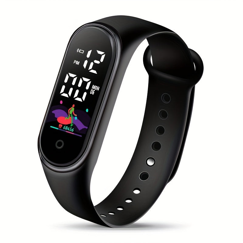 Kids LED Wristband Watch Girls Students Sporty Electronic Timepiece