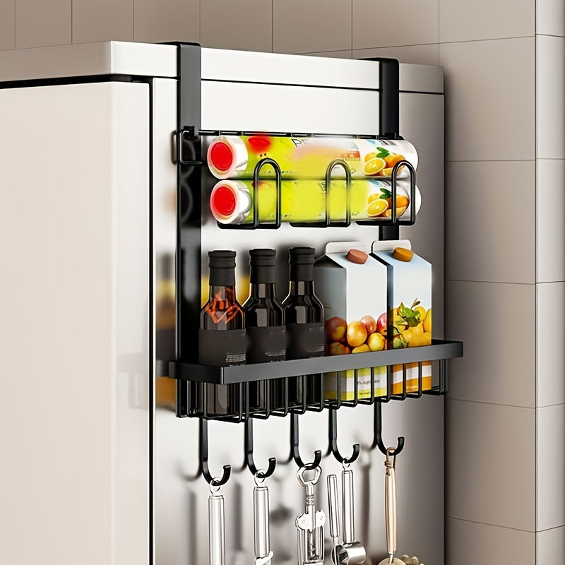 Nali Kitchen Refrigerator Storage Rack Hanging Stainless Steel Side Hook