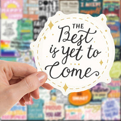 50pcs Inspirational Quote Stickers for Teens and Adults Motivational Planner