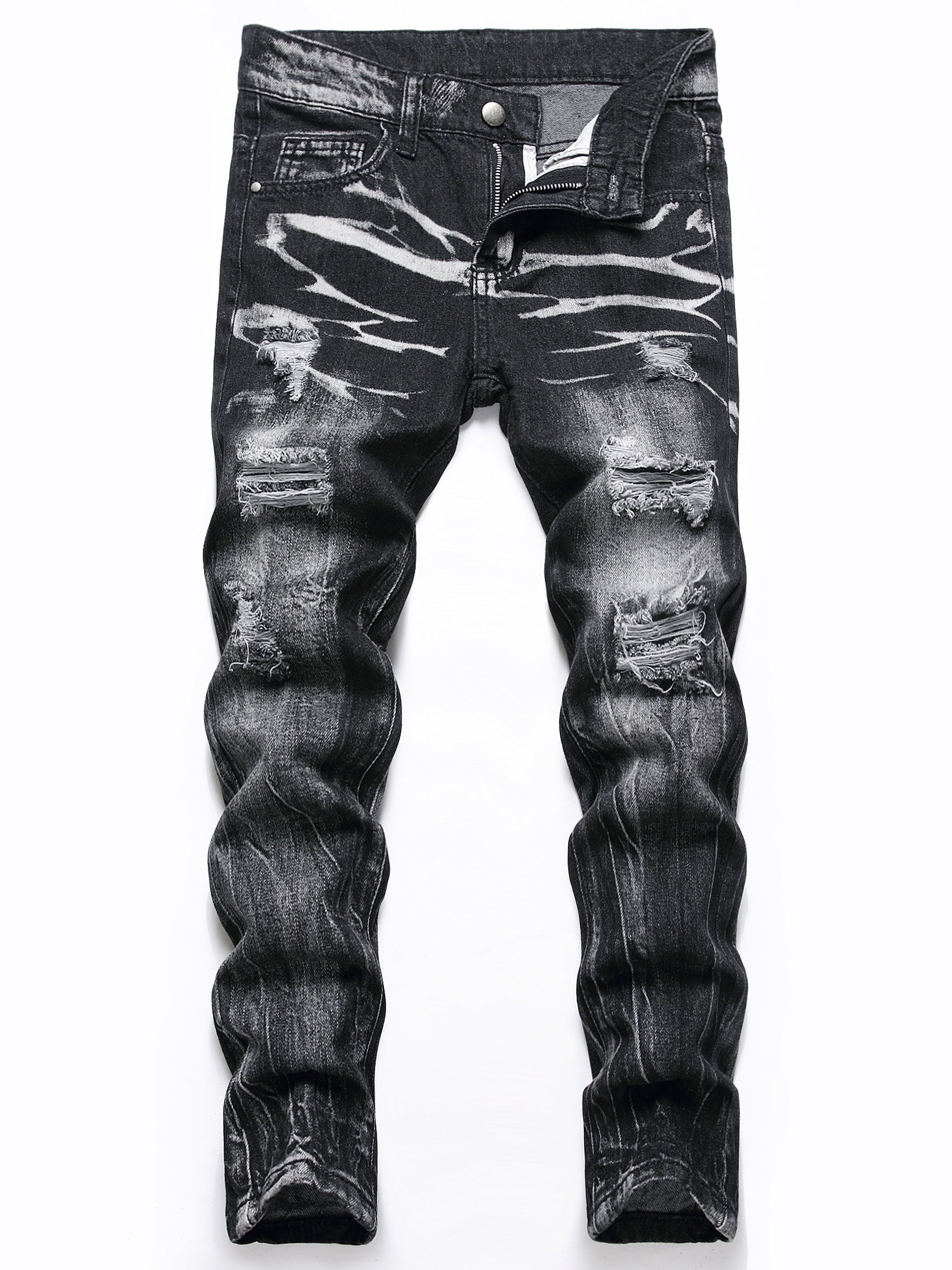 Boys Ripped Jeans Denim Pants for Spring/Autumn Kids Clothes