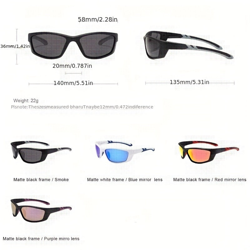 Polarized Sports Sunglasses UV400 Protection Unisex Goggles