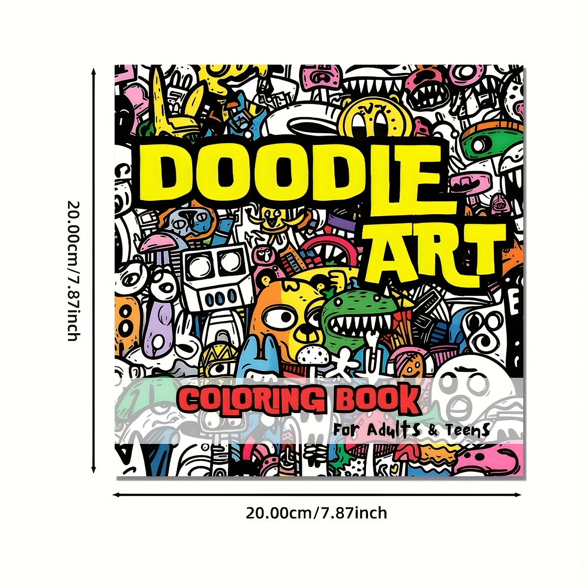 Deluxe Art Relaxation Coloring Book 24 Pages of Thick Paper Unique Cover