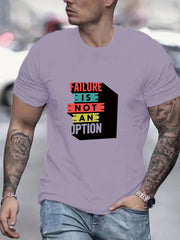 Men's Graphic Crew Neck Tshirt for Summer