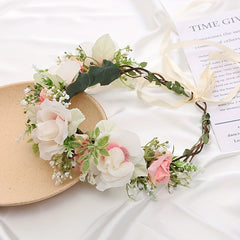 Children's Rose Wreath Hair Accessory for Wedding Party
