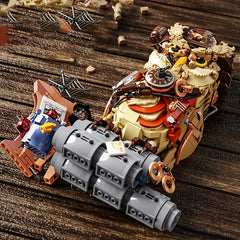 1286pcs Advanced Owl Model Building Blocks Creative Detective Owl Set