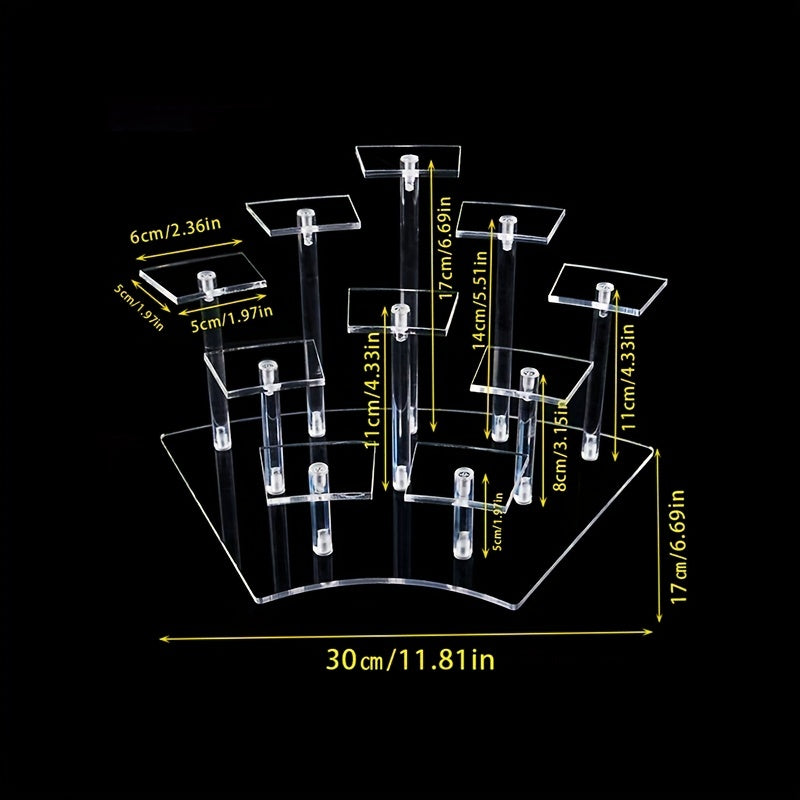 Acrylic Holder Toy Display Rack for Cosmetics Perfume Doll