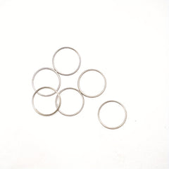 100pcs Silver Plated Metal Keychain Split Rings for Keys