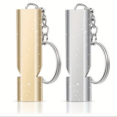 2pcs Emergency Survival Whistles With Lanyard for Outdoor Camping Hiking