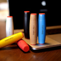 MOKURU Beechwood Fidget Stick for Adults - Portable Flipping Desk Toy