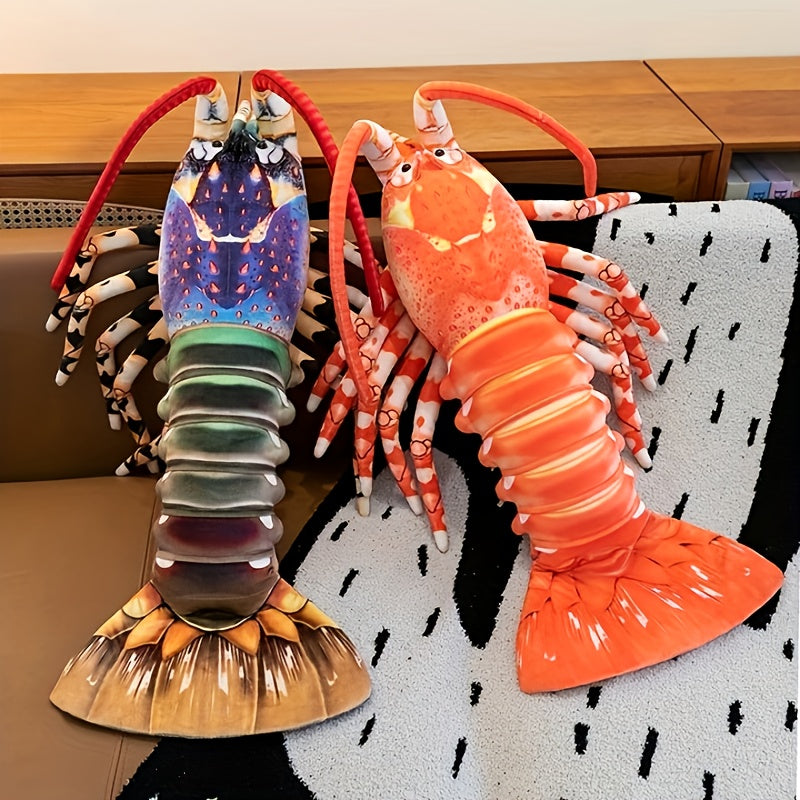 Vibrant 23.6in Realistic Australian Lobster Plush Toy