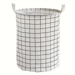 1pc Laundry Storage Basket Folding Laundry Hamper Box