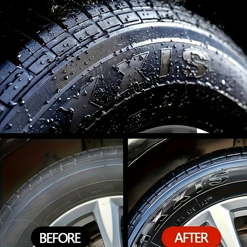 Tire Refurbishment Coating Paste Wax Polish Gloss Cleaner Protecting Tires