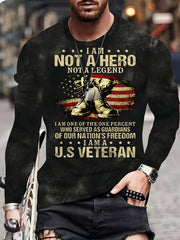 Digital Print Men's Long Sleeve Novelty T shirt for Autumn