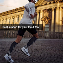 4 Pairs Compression Socks Men's Mid Tube Socks for Outdoor Sports