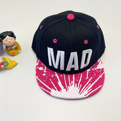 Kids Baseball Hat Boy Hip hop Cap Spring Autumn Flat Brim Hat