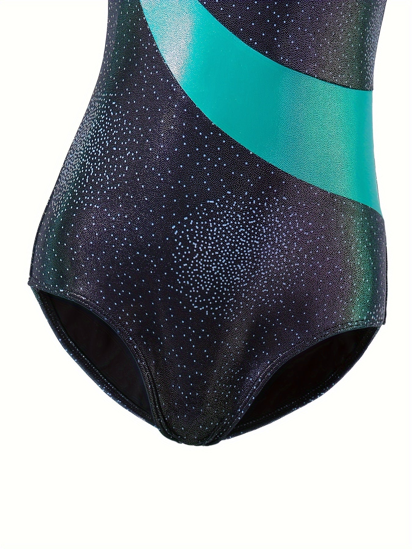 Girls Stretchy Sleeveless Gymnastics Romper for Sports Performance