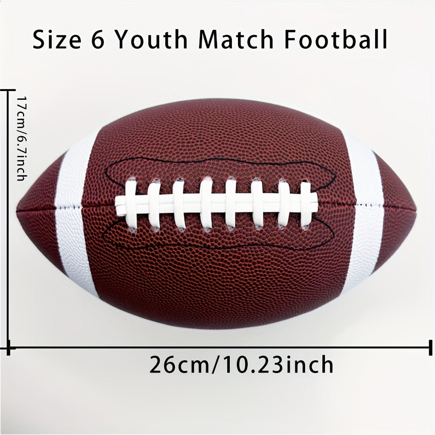 Size 3 6 9 PU Leather American Football Training Ball