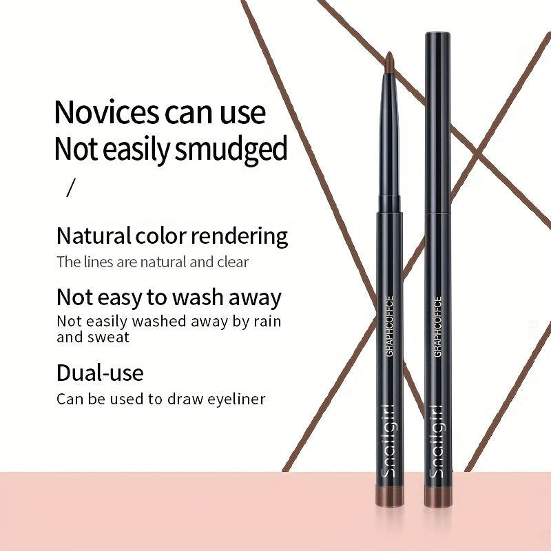 Waterproof Eyebrow Pencil Natural Look Long Lasting