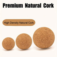 Cork Massage Ball: Soothe Muscle Tension for Yoga & Travel