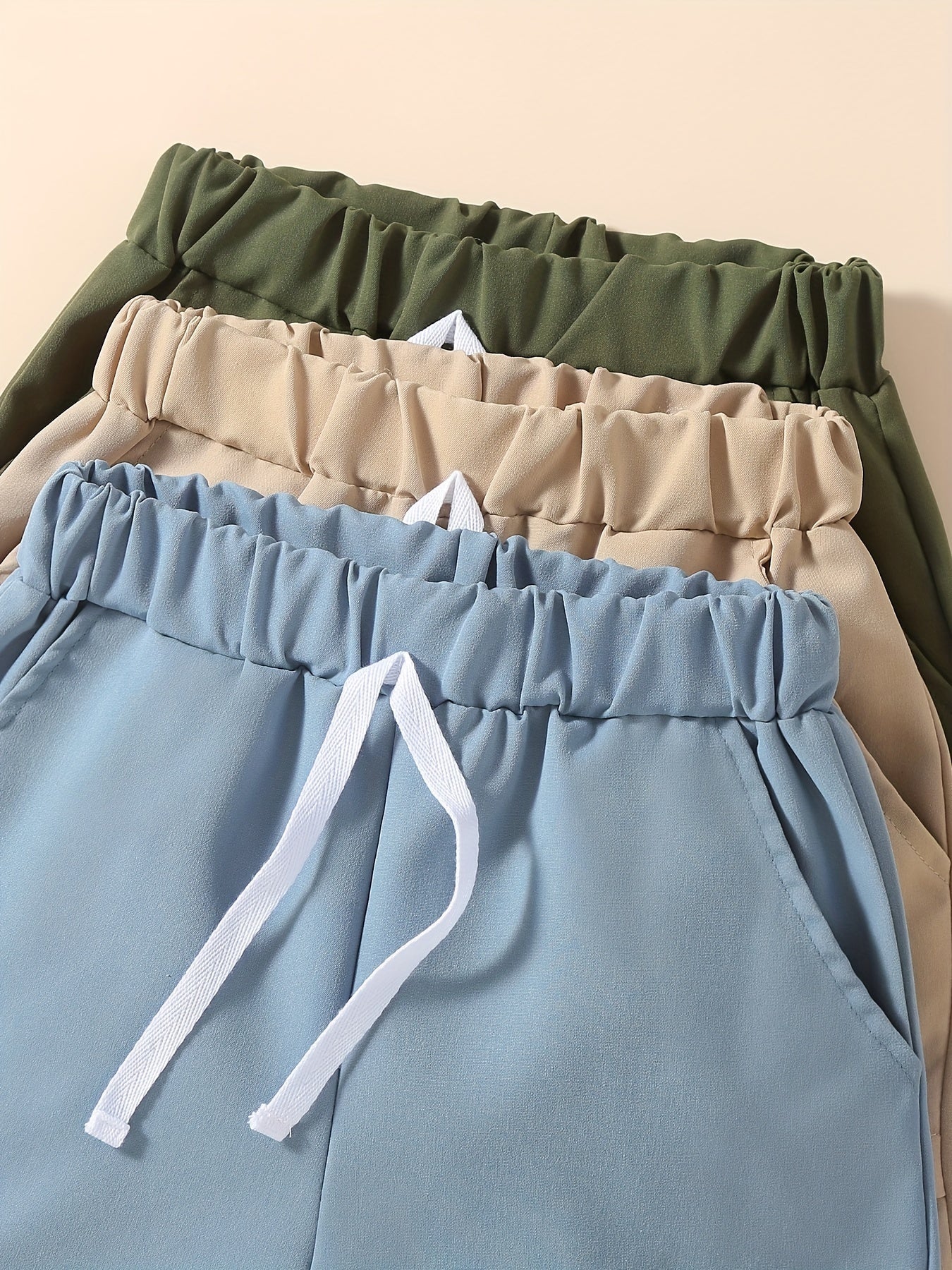 3pcs Boys Quick Drying Shorts for Summer Outdoor