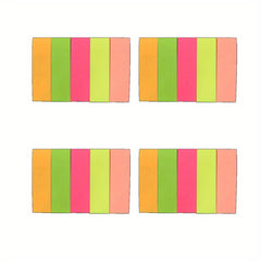 Small Strip Paper Stickers 500 Sheets 5 Colors