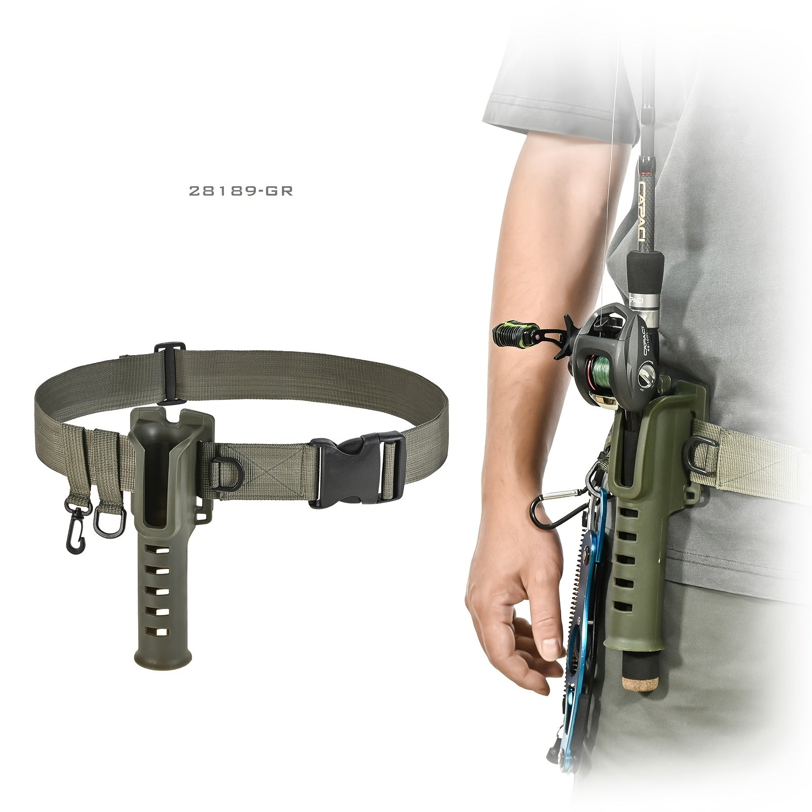 LEOFISHING Adjustable Rod Holder & Pole Inserter