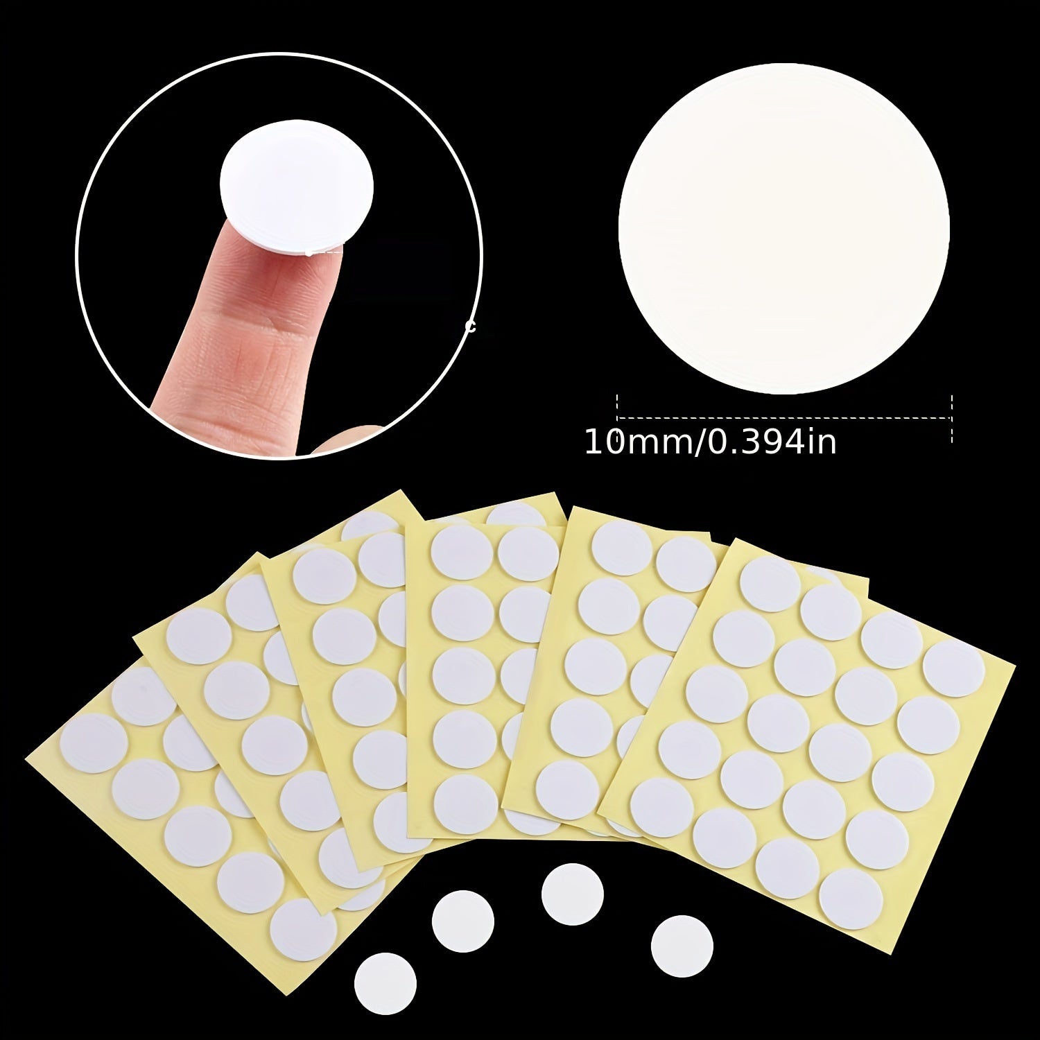 100pcs Candle Wick Stickers Heat Resistance Double Sided Stickers