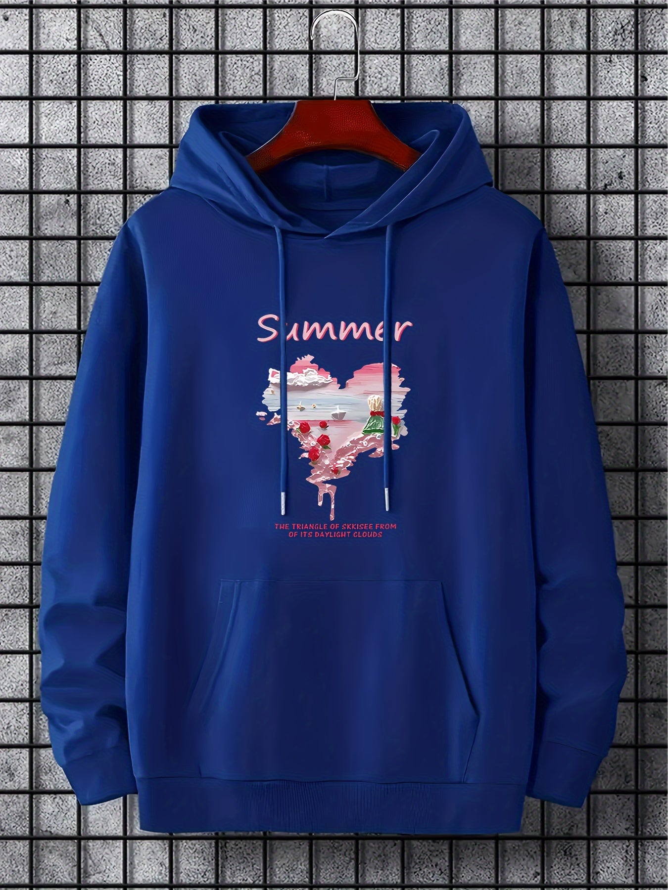 Little Prince Rose Hearts Men's Hoodie