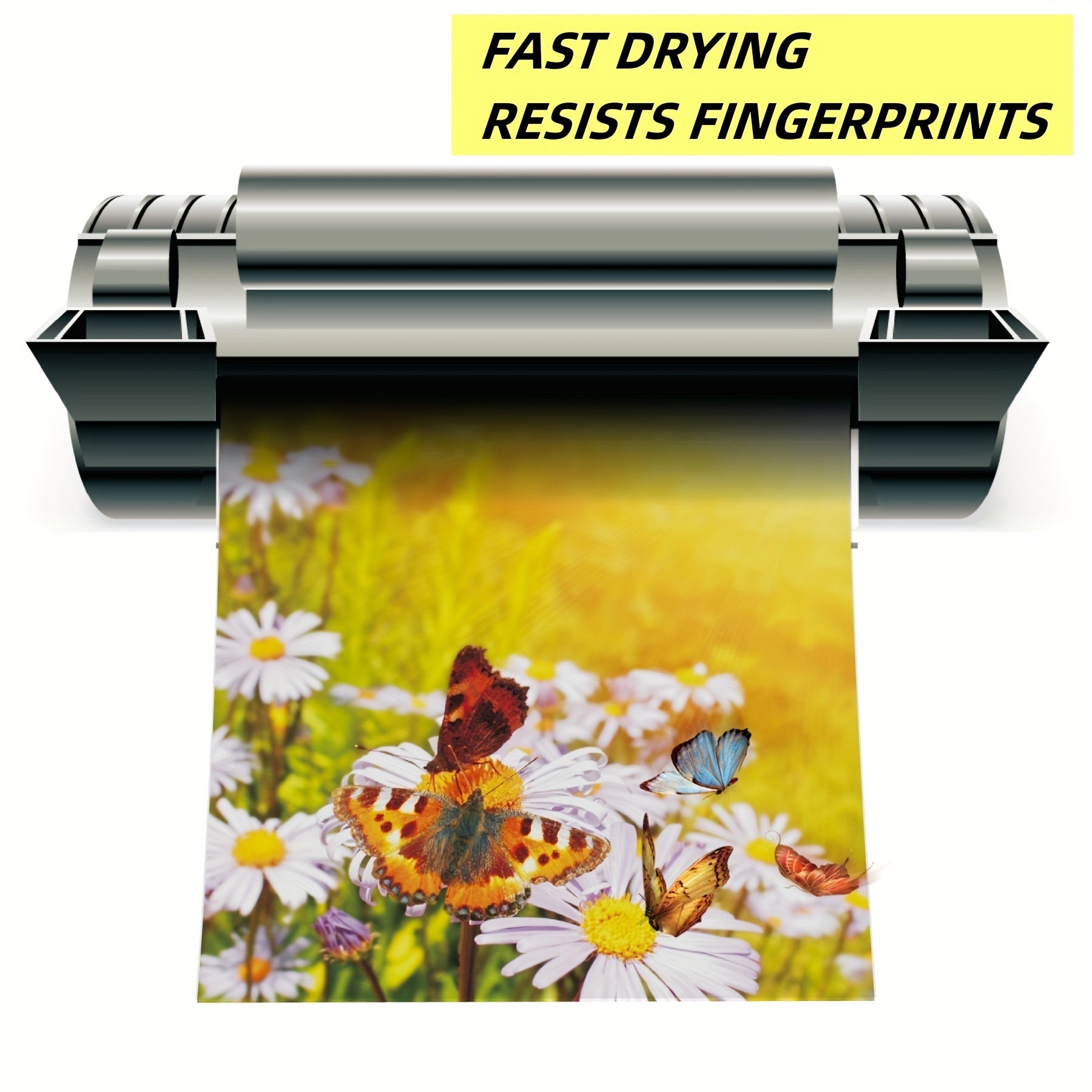 20 Sheets Inkjet Photo Paper 5 x 7 2880dpi Glossy Dye Ink Photographic Paper