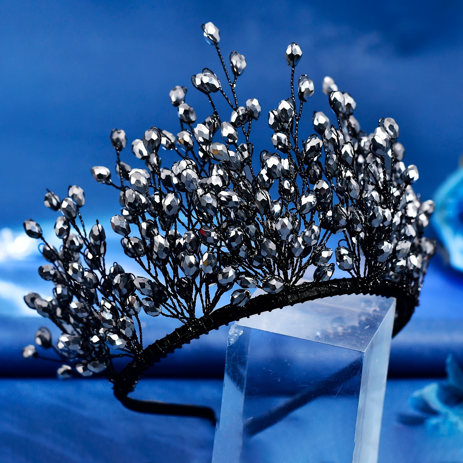 Vintage Crown Wedding Tiara for Bridal Party HP848