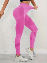 High Waist Seamless Yoga Leggings Butt Lifting High Stretch Yoga Pants