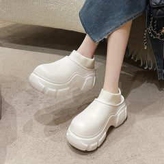 Plush Lined Slip On Clogs, Warm Fuzzy Sandals, Wear-Resistant Sole