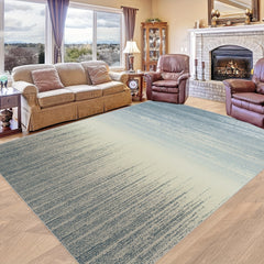 Striped Carpet Non Slip Machine Washable Rug for Living Room