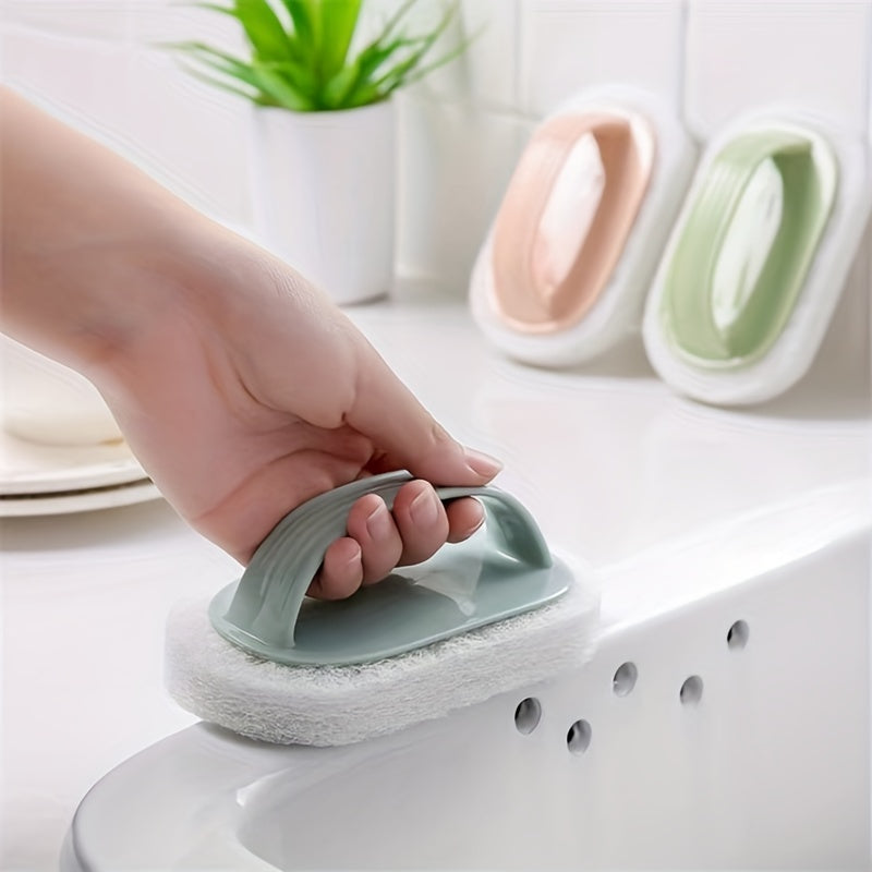 1pc T Cleaning Brush Bathroom Tile Kitchen Decontamination Pot Washing Sponge