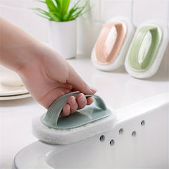 1pc T Cleaning Brush Bathroom Tile Kitchen Decontamination Pot Washing Sponge