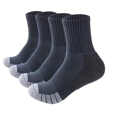 4 Pairs Cotton Socks for Mountaineering & Running