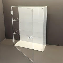 Acrylic Display Cabinet with Handle for Models and Cosmetics