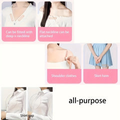50pcs Double Sided Adhesive Clothes Sticker Anti naked Invisible Cloth Patches