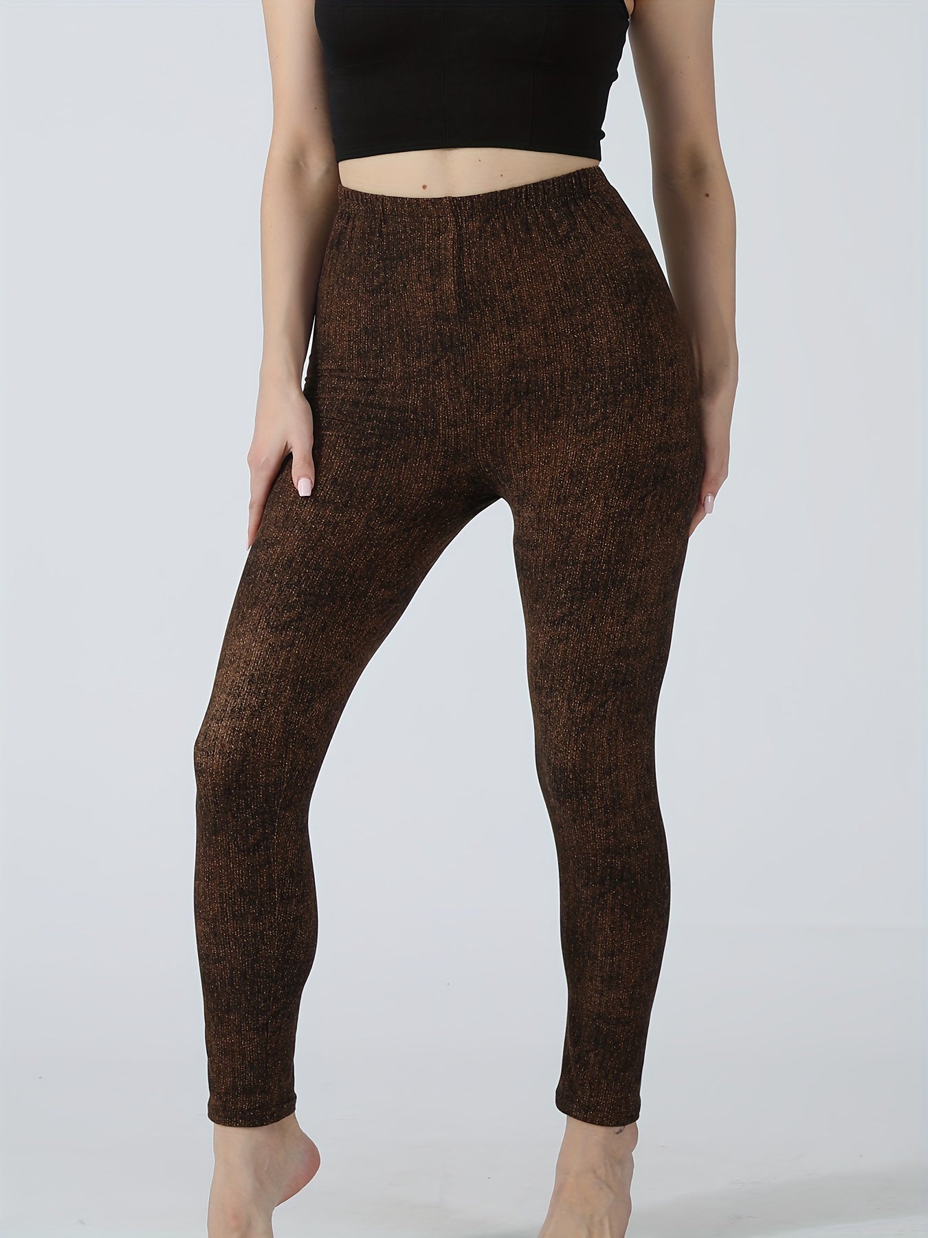 Elastic Slim Lounge Pants Womens Loungewear