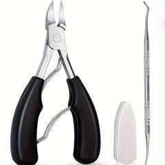 2Pcs Toe Nail Clippers For Ingrown Nails Thick Nails Cutters Dead Skin Dirt Remo