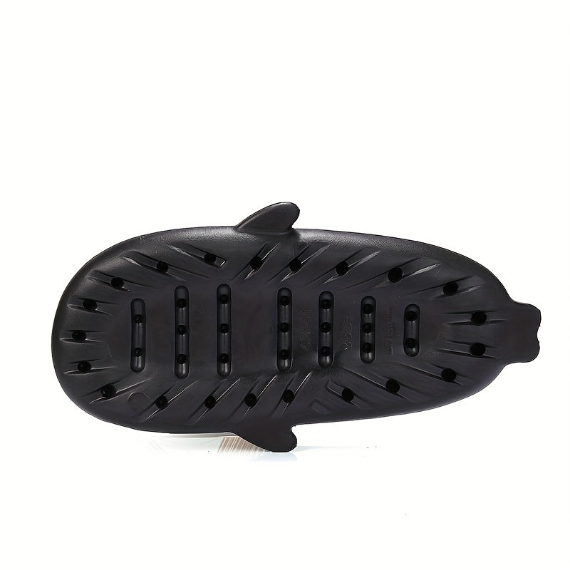 Women's Shark Slippers Open Toe Slip On Shoes Indoor & Outdoor