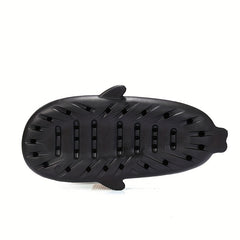 Women's Shark Slippers Open Toe Slip On Shoes Indoor & Outdoor