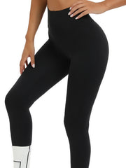 Seamless High Stretch Fitness Leggings Slim Fit Butt Lifting Activewear Pants