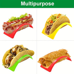 Colorful Taco Holder Set - Reusable & Washable - Kitchen Gadgets