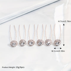 Rhinestone Hair Pin Wedding Accessory