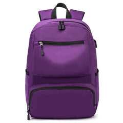 Men Backpack Oxford Large Capacity Business Bagpack USB Charging