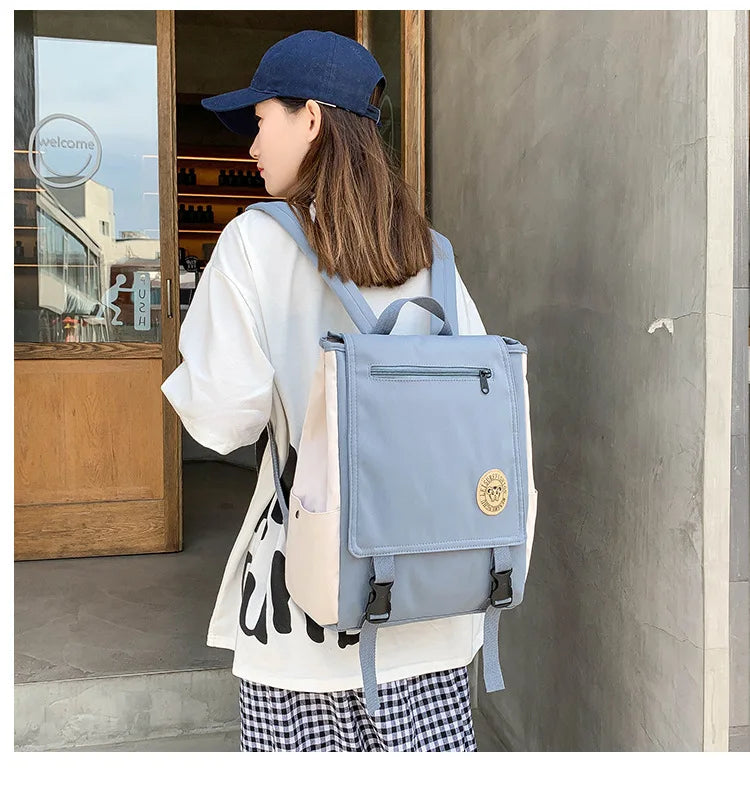 14 Inch Waterproof Oxford School Bag for Laptop