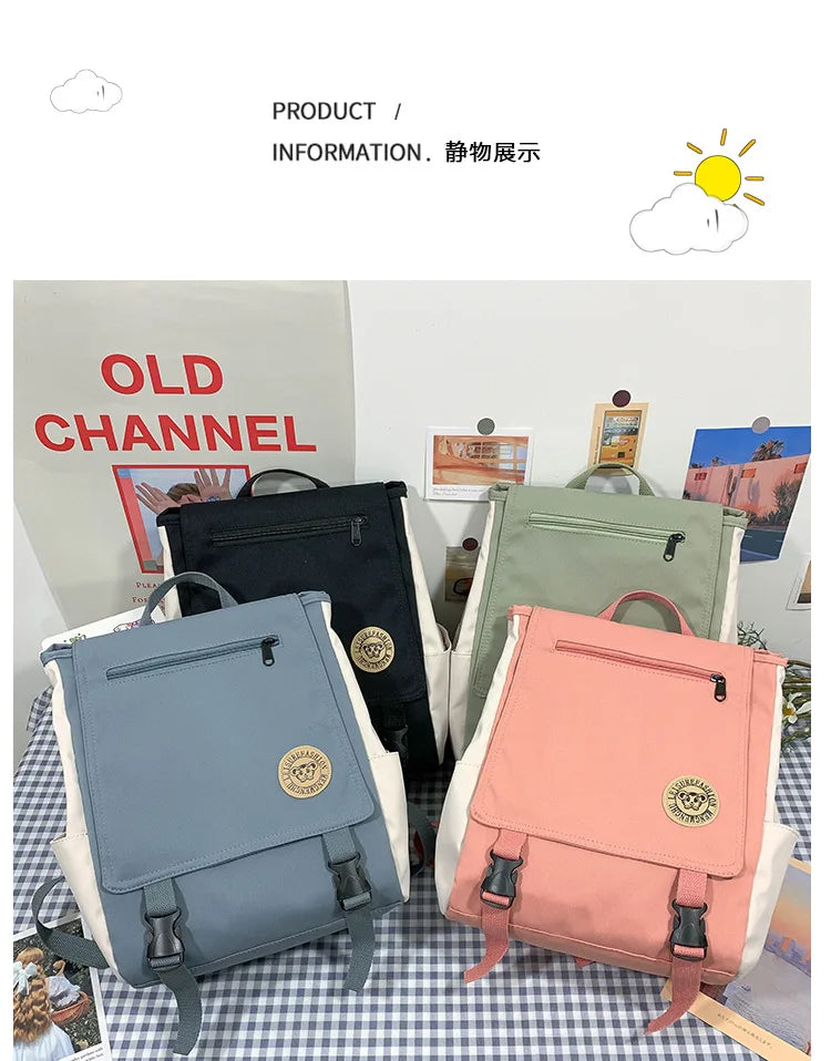 14 Inch Waterproof Oxford School Bag for Laptop